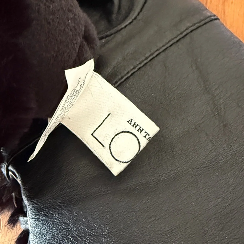 LOFT black leather